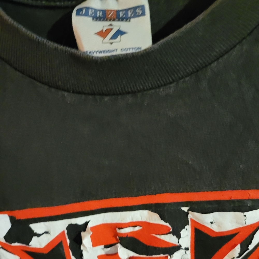 Jerzees Black and Red Graphic Tee Choppers LG Read Description - Picture 3 of 6